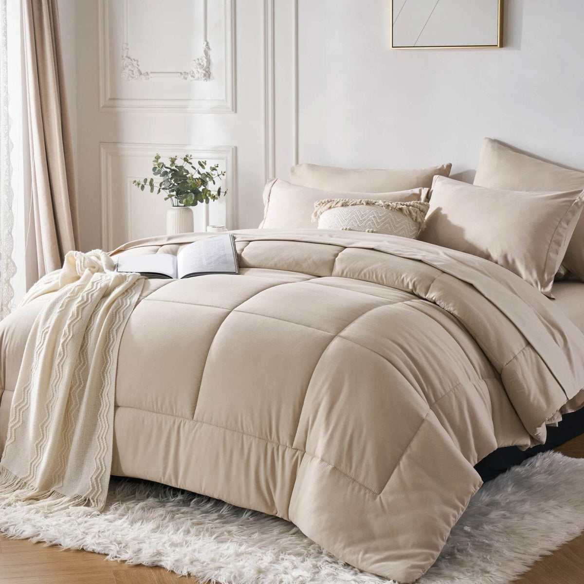 7-Piece Polyester Bed In A Bag Comforter Set - Sleep Galleria