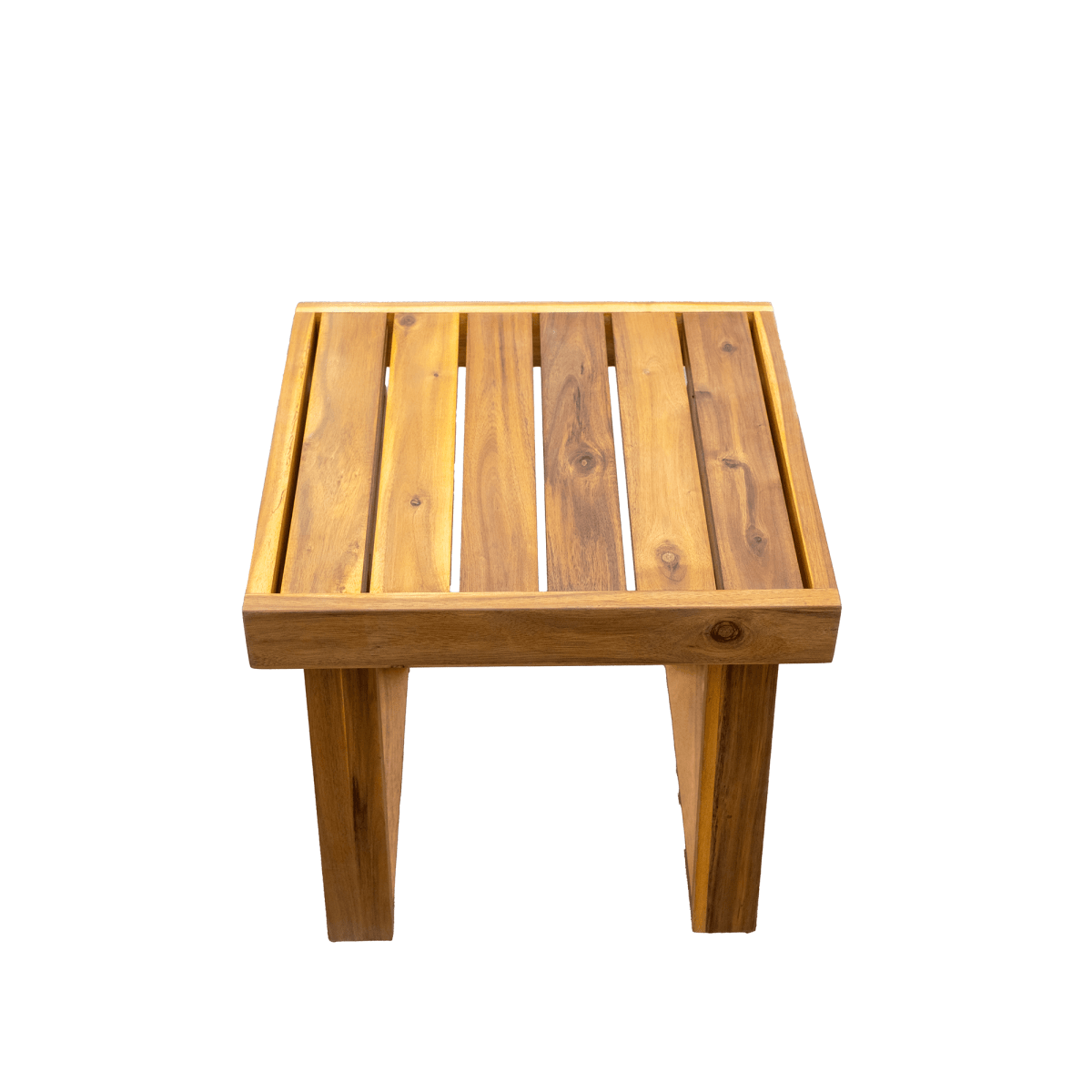 Acacia Wood Outdoor Lounge Chair And Ottoman Set - Sleep Galleria