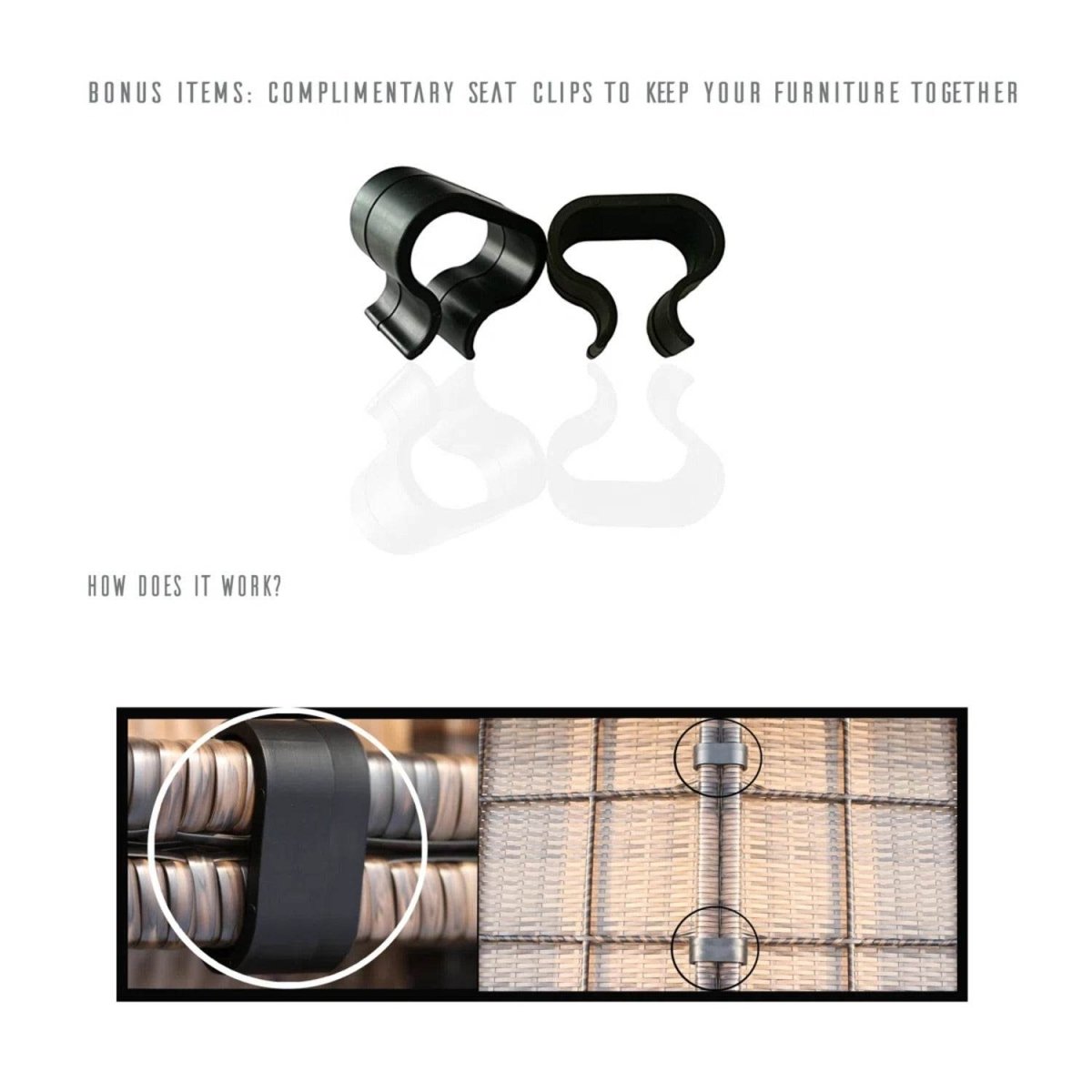 All - Weather 5 - Piece Rattan Sectional Lounge Set With Fire Pit - Driftwood - Omega Lifestyles