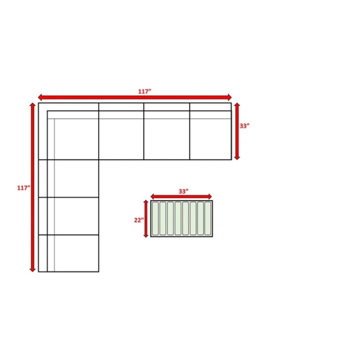 All - Weather 8 - Piece Wicker Patio Seating Group With Cushions - Driftwood - Omega Lifestyles