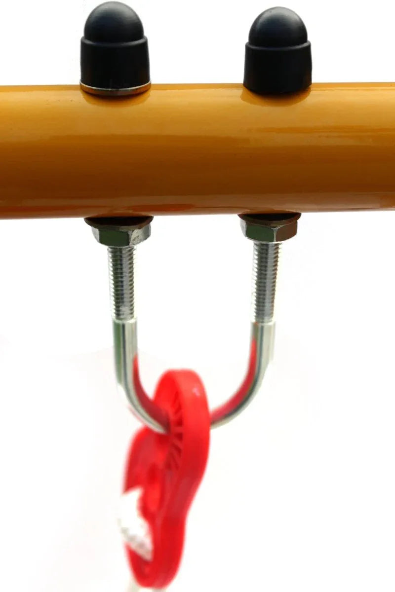 Baby Toddler Indoor Outdoor Metal Safety Swing Set - Omega Lifestyles