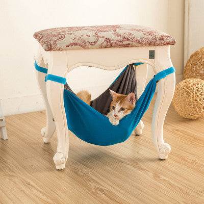 Breathable Cotton Under Chair Cat Hammock Bed - Sleep Galleria