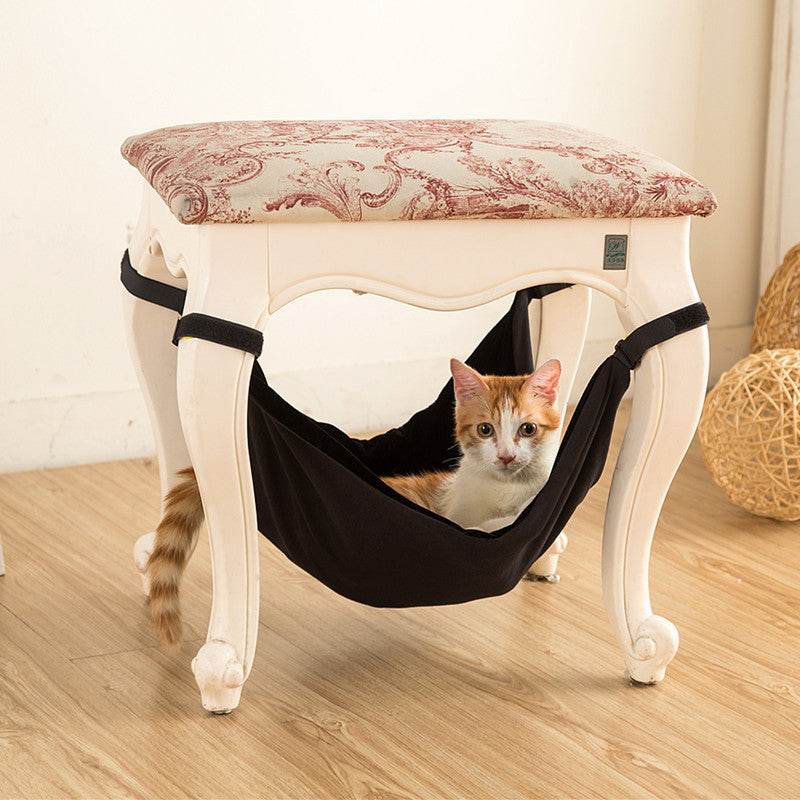Breathable Cotton Under Chair Cat Hammock Bed - Sleep Galleria