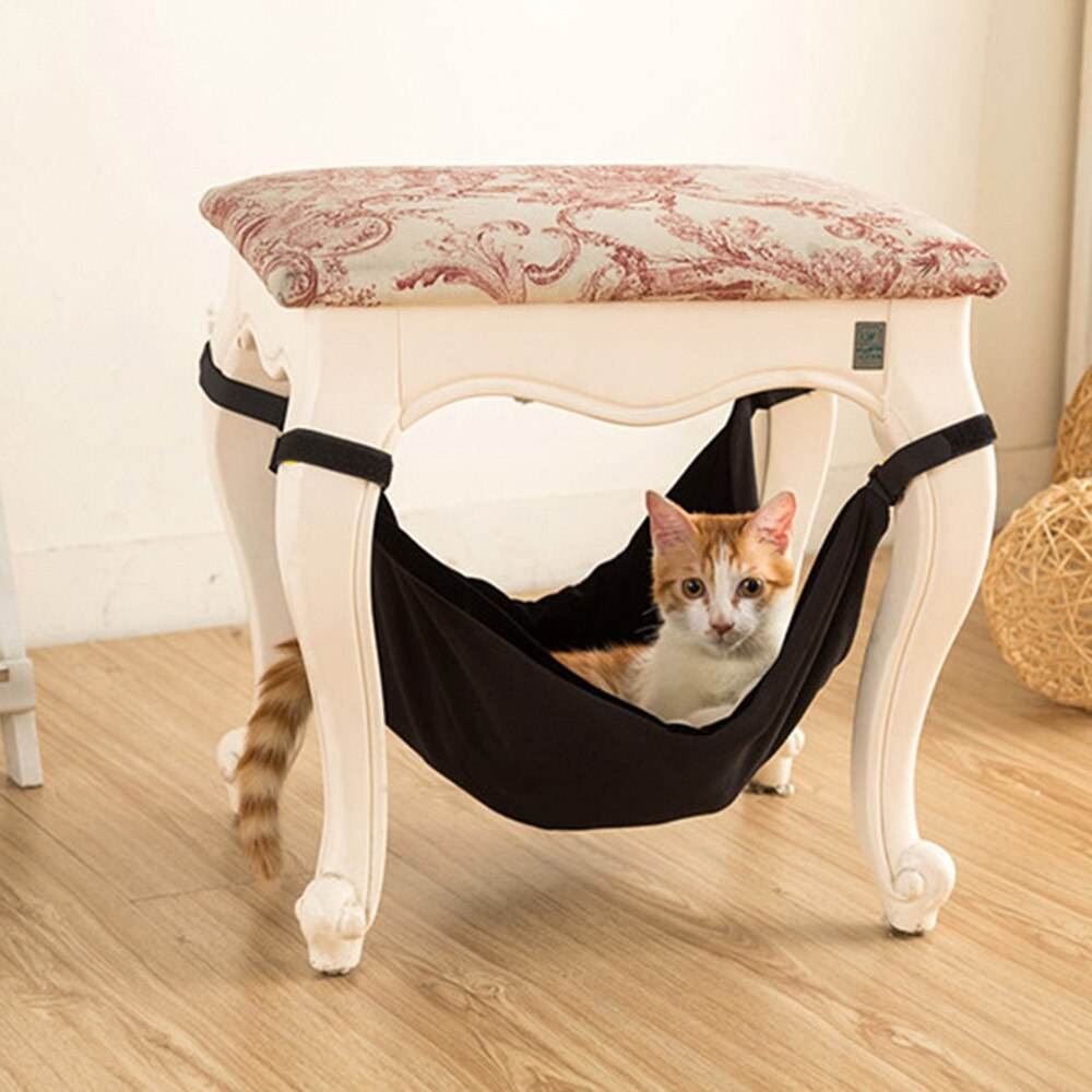 Breathable Cotton Under Chair Cat Hammock Bed - Sleep Galleria