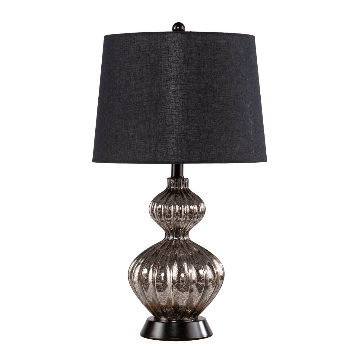 Classic Two-Tone Glass Mercury Table Lamp - Sleep Galleria