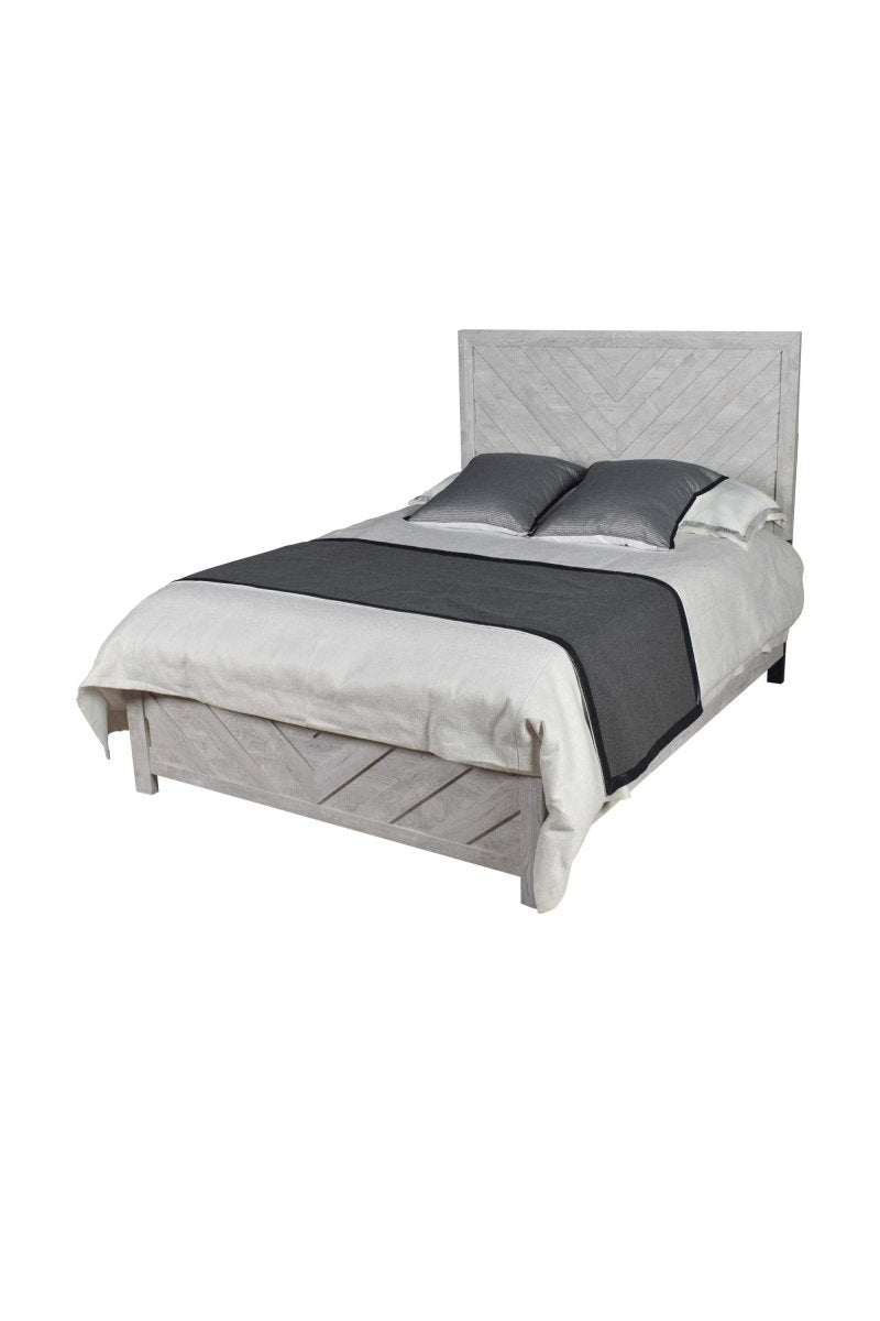 Contemporary Solid Wood 4-Piece Bedroom Set - Sleep Galleria