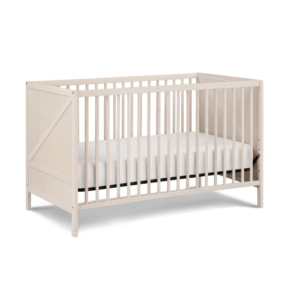Convertible 3-in-1 Wood Baby Crib With Adjustable Heights - Sleep Galleria