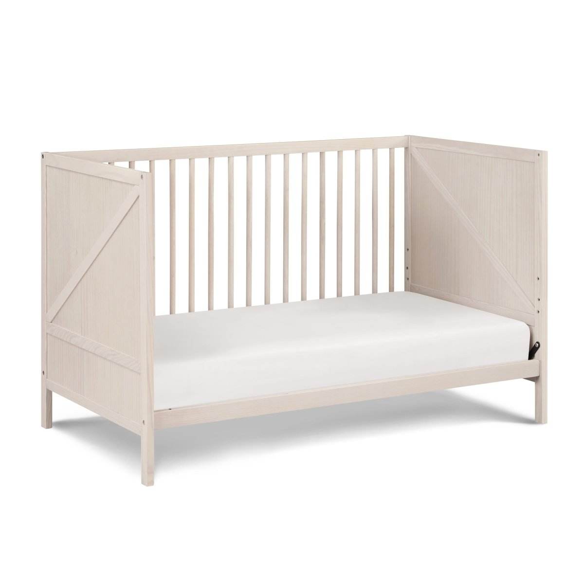 Convertible 3-in-1 Wood Baby Crib With Adjustable Heights - Sleep Galleria