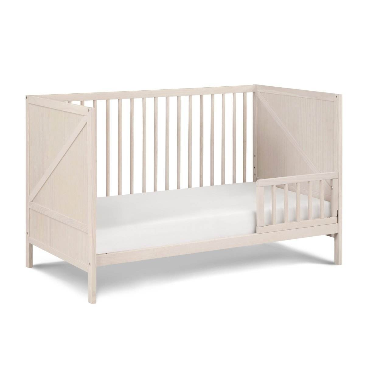 Convertible 3-in-1 Wood Baby Crib With Adjustable Heights - Sleep Galleria