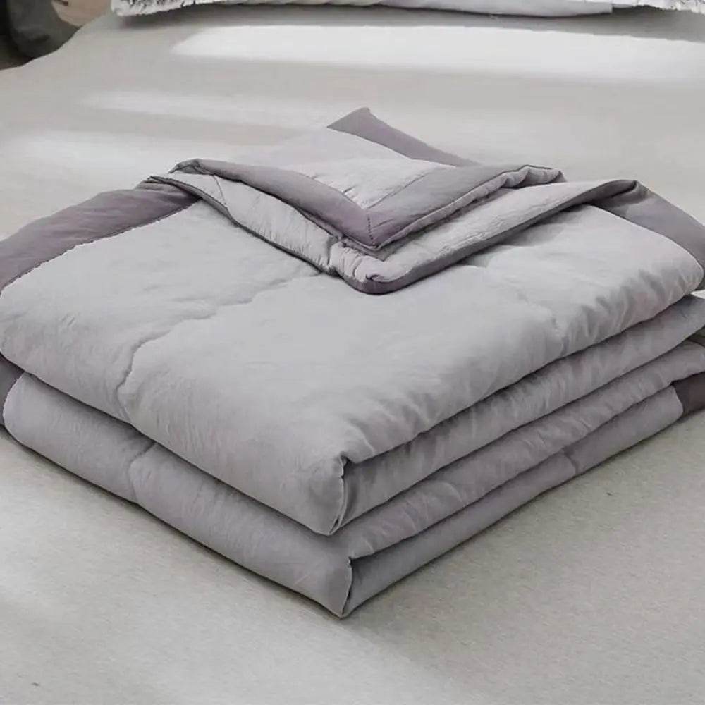 Cooling Breathable Cotton Double-Sided Portable Blanket - Sleep Galleria