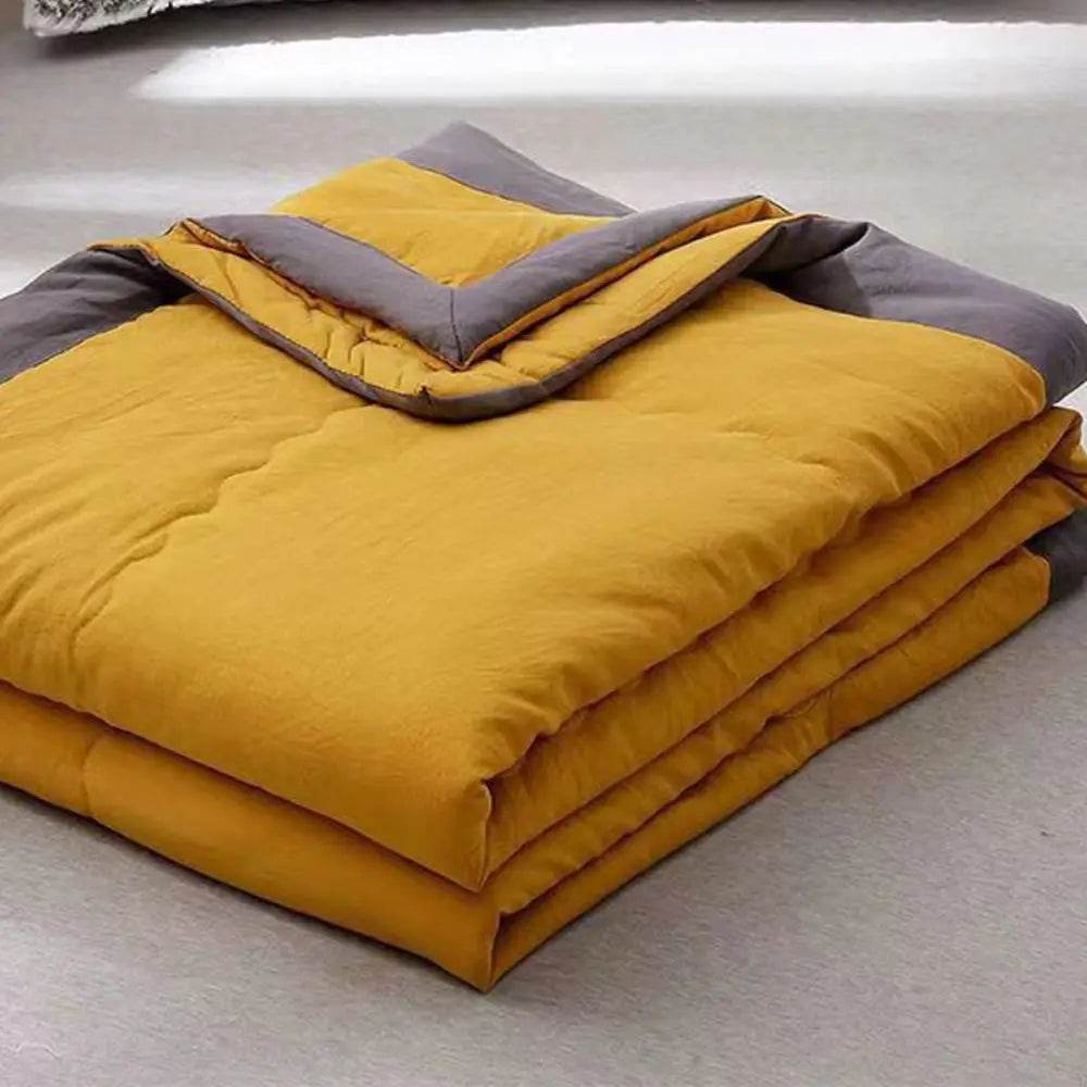 Cooling Breathable Cotton Double-Sided Portable Blanket - Sleep Galleria