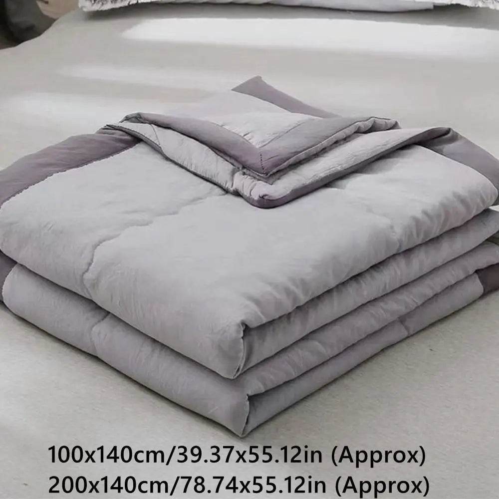Cooling Breathable Cotton Double-Sided Portable Blanket - Sleep Galleria