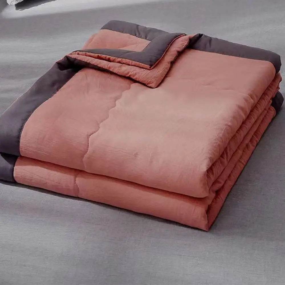 Cooling Breathable Cotton Double-Sided Portable Blanket - Sleep Galleria