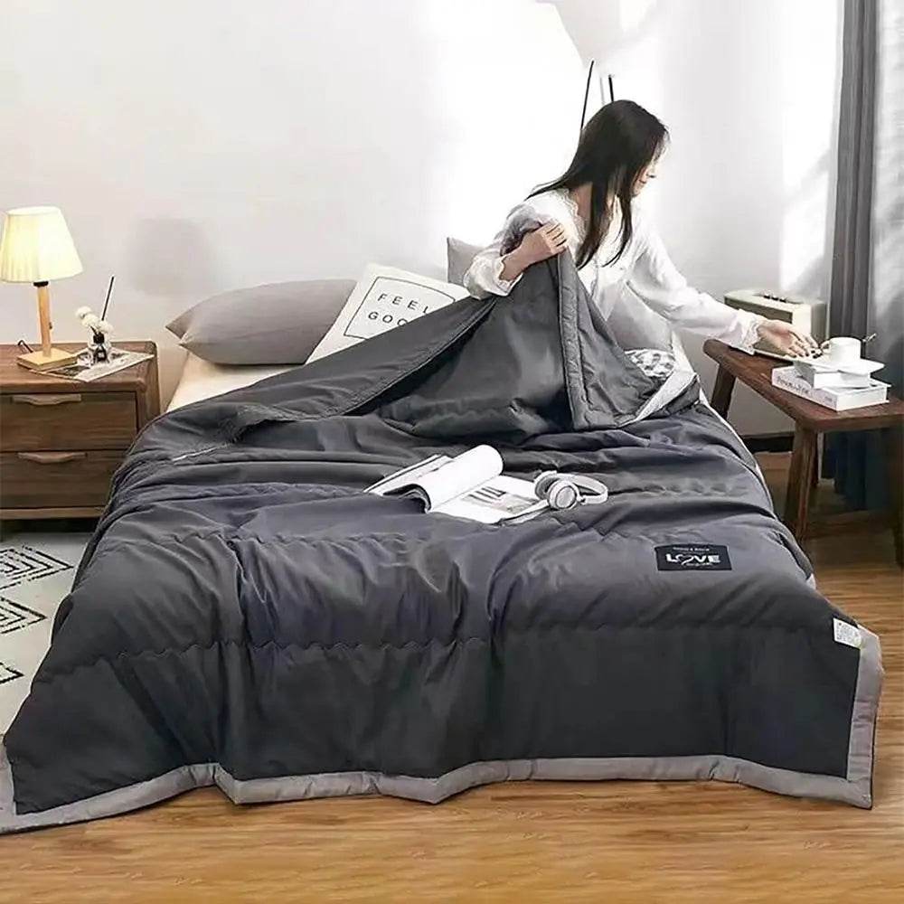 Cooling Breathable Cotton Summer Blanket - Sleep Galleria