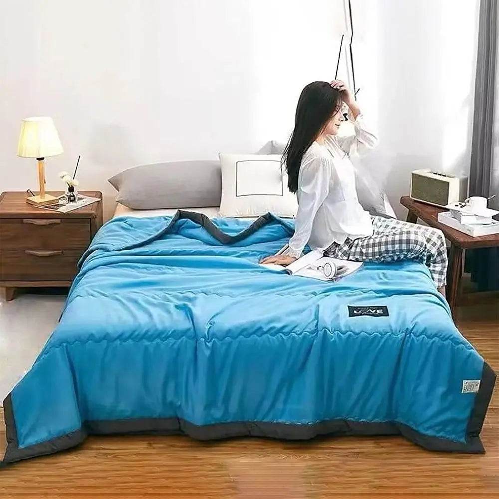 Cooling Breathable Cotton Summer Blanket - Sleep Galleria