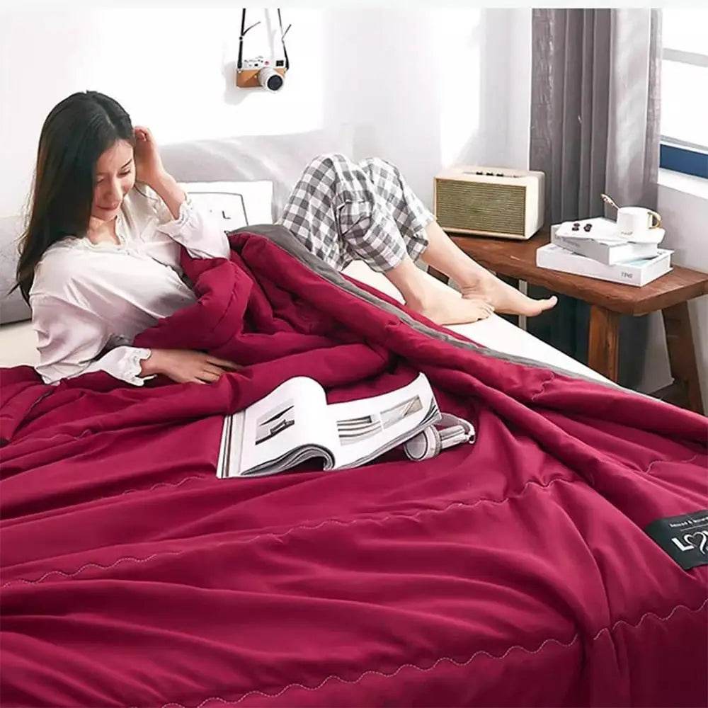 Cooling Breathable Cotton Summer Blanket - Sleep Galleria