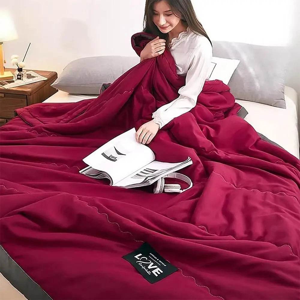 Cooling Breathable Cotton Summer Blanket - Sleep Galleria