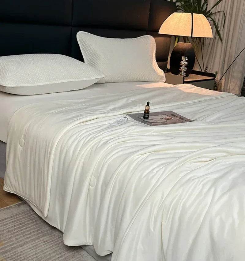 Cooling Lightweight Bamboo Fiber Summer Blanket - Sleep Galleria