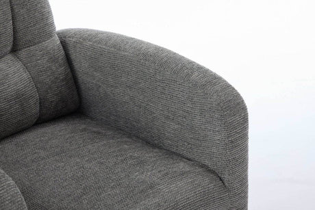 Dark Grey Polyester Blend Modern Rocking Chair - Sleep Galleria