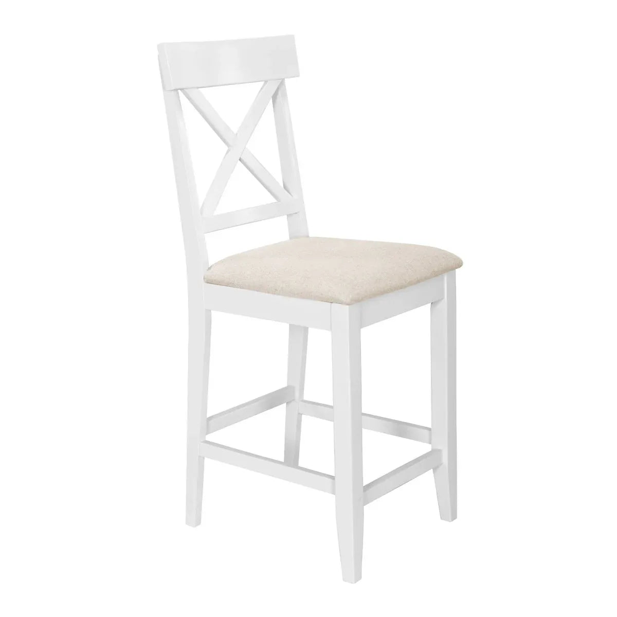 Farmhouse Solid Wood 5-Piece Counter Height Dining Set - Omega Lifestyles