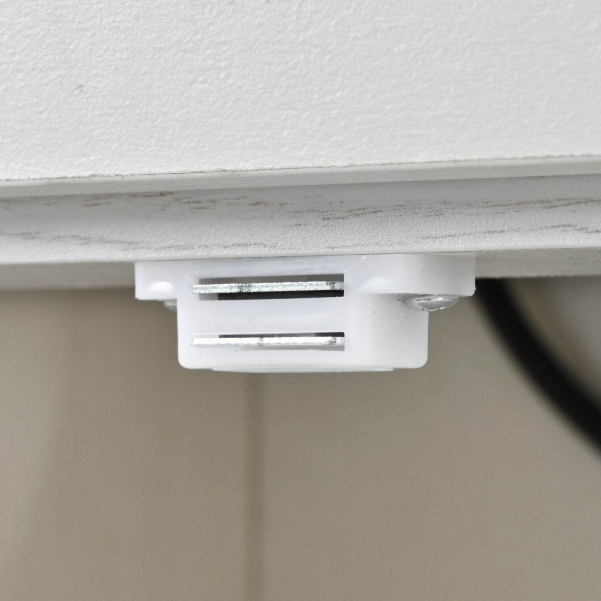 Farmhouse Style Kitchen Island Cart With Power Outlet - Driftwood - Omega Lifestyles