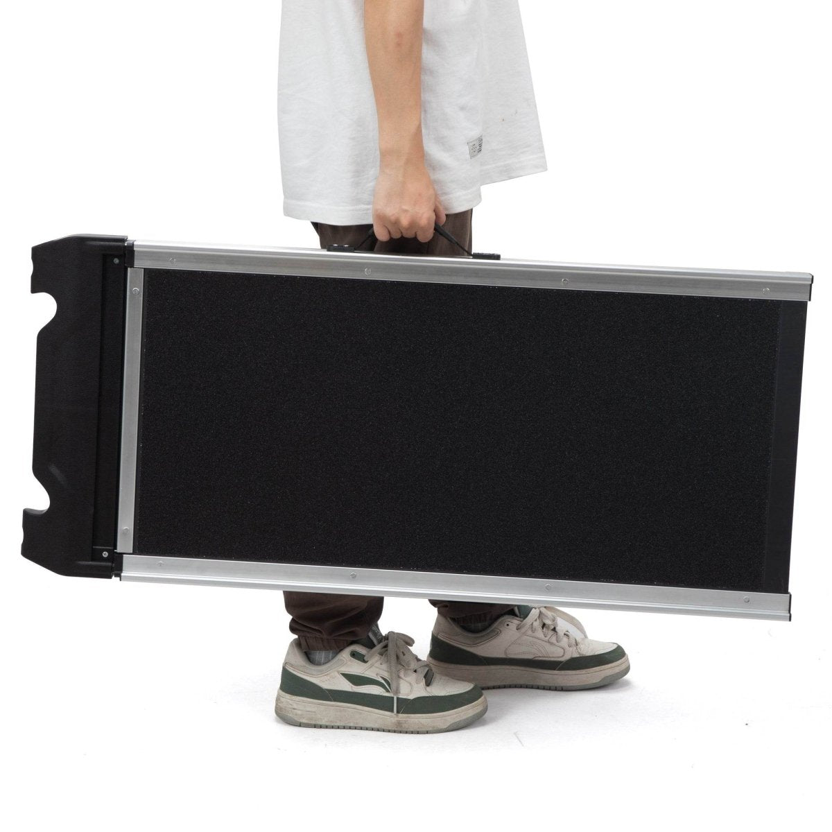 Foldable Aluminum Dog Ramp With Non-Slip Mat - Sleep Galleria