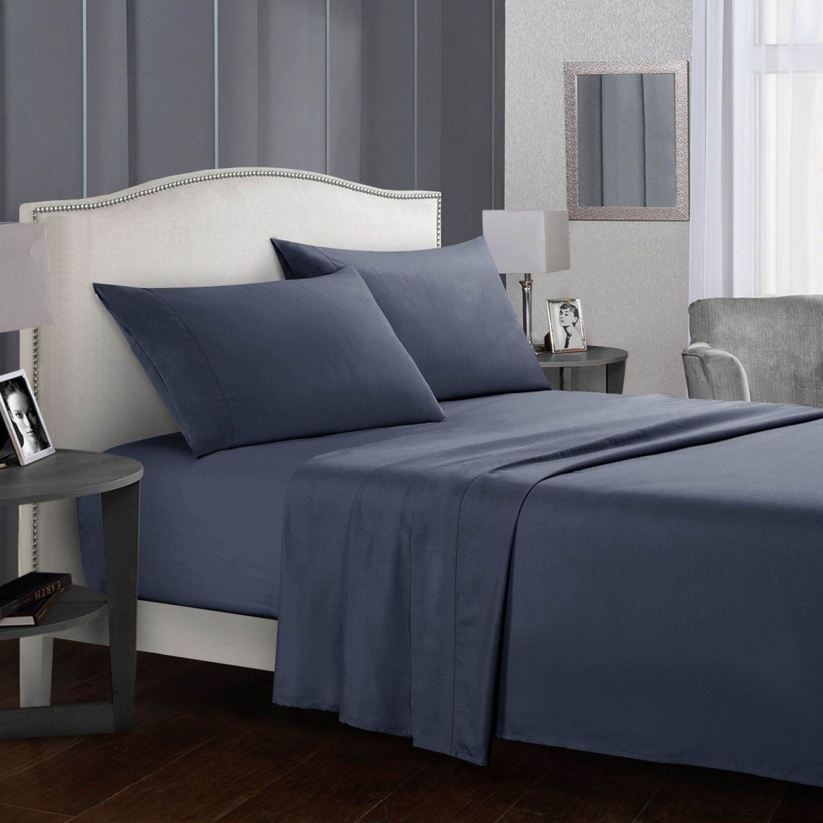 Four-Piece Wrinkle-Resistant Cotton Bed Sheet Set - Sleep Galleria