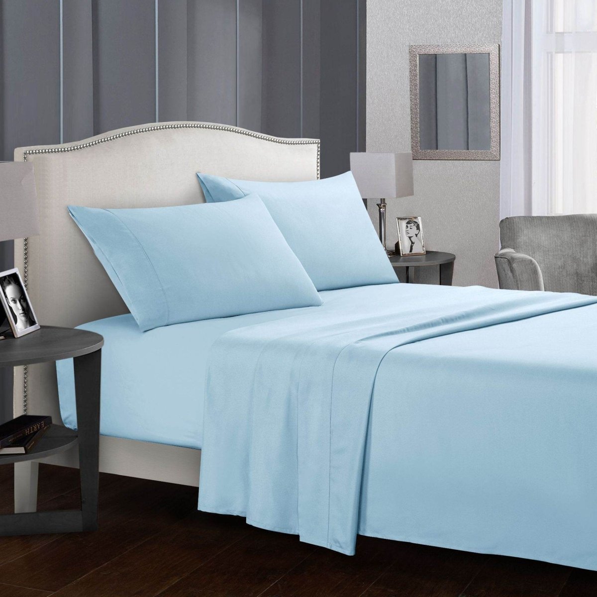 Four-Piece Wrinkle-Resistant Cotton Bed Sheet Set - Sleep Galleria
