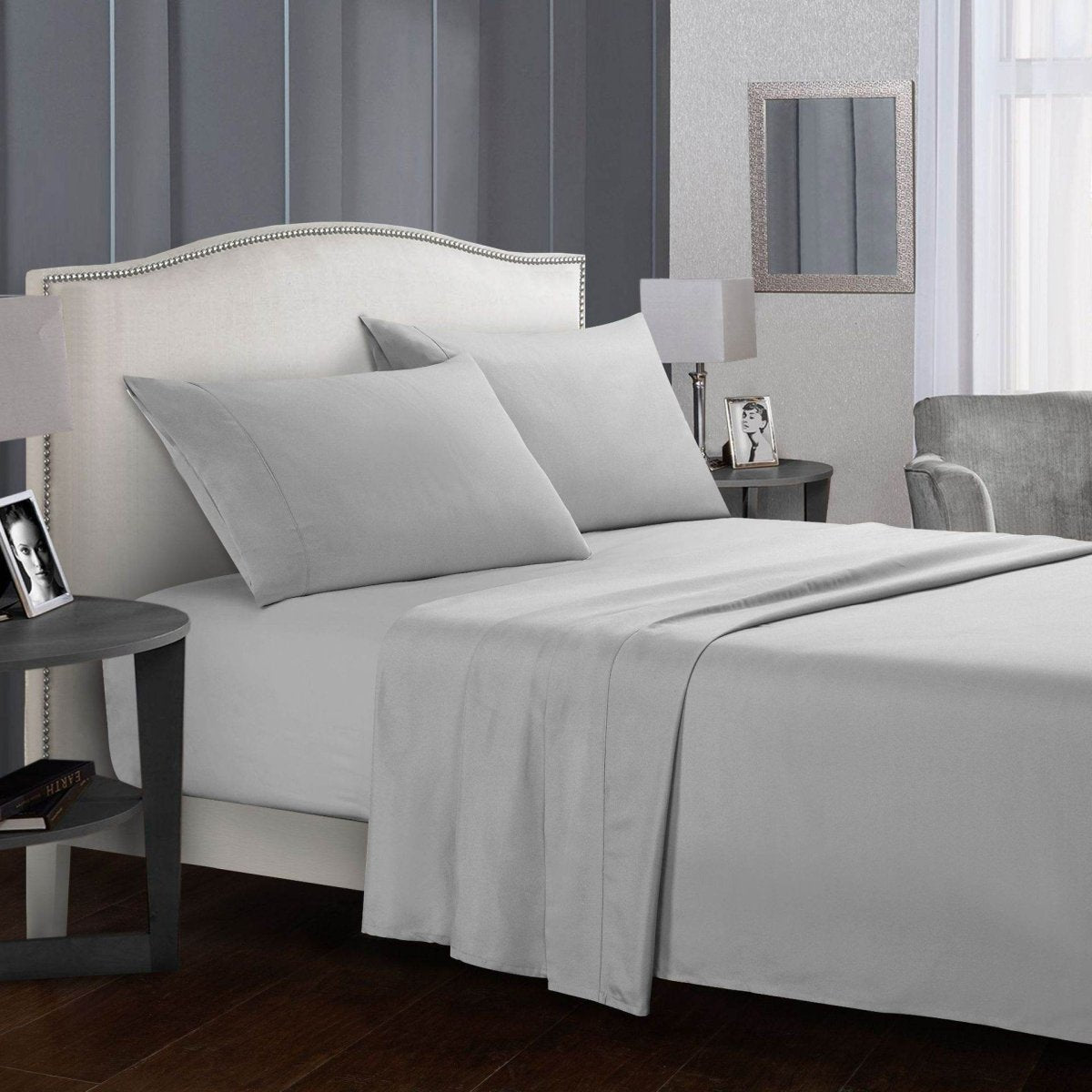 Four-Piece Wrinkle-Resistant Cotton Bed Sheet Set - Sleep Galleria