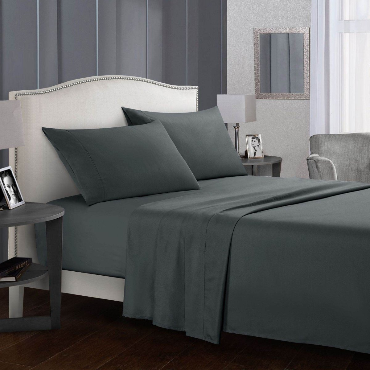 Four-Piece Wrinkle-Resistant Cotton Bed Sheet Set - Sleep Galleria