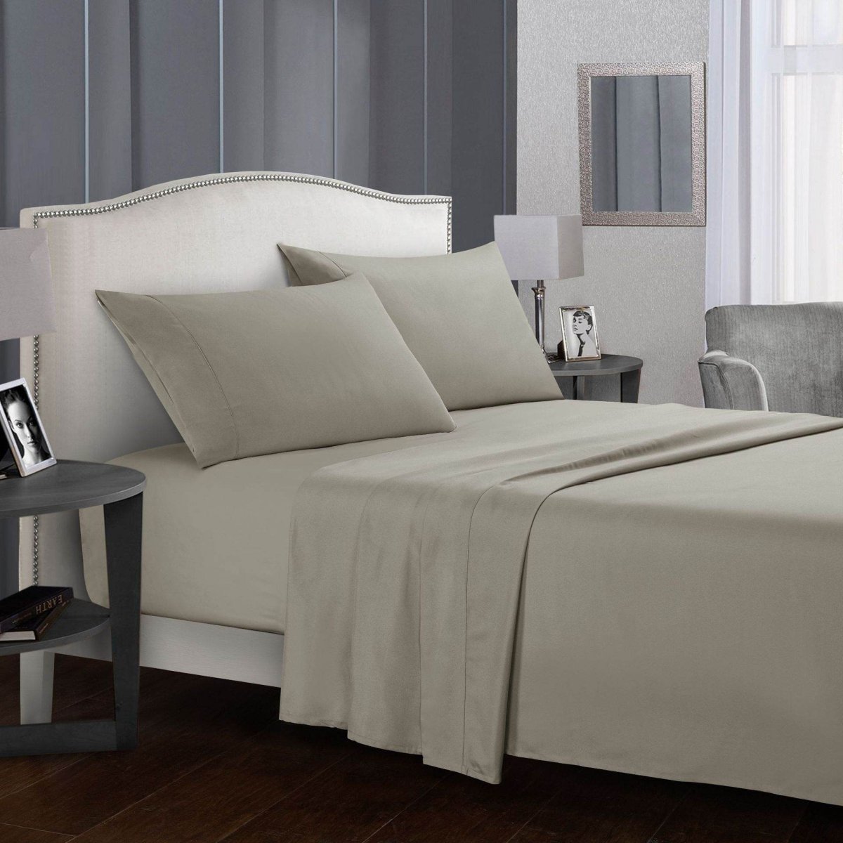 Four-Piece Wrinkle-Resistant Cotton Bed Sheet Set - Sleep Galleria