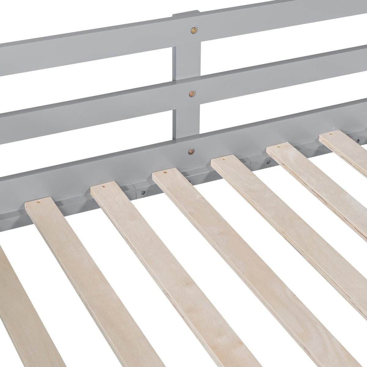 Full Over Full Bunk Bed With Twin Trundle Ladder - Sleep Galleria