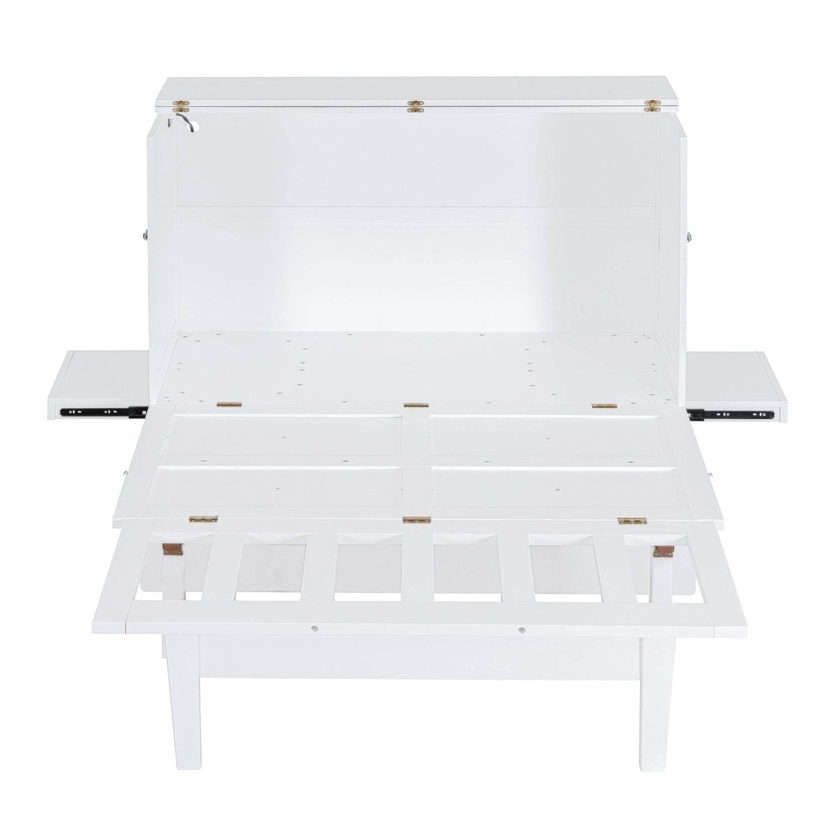 Full Size Murphy Bed With USB Port And Shelves - Sleep Galleria