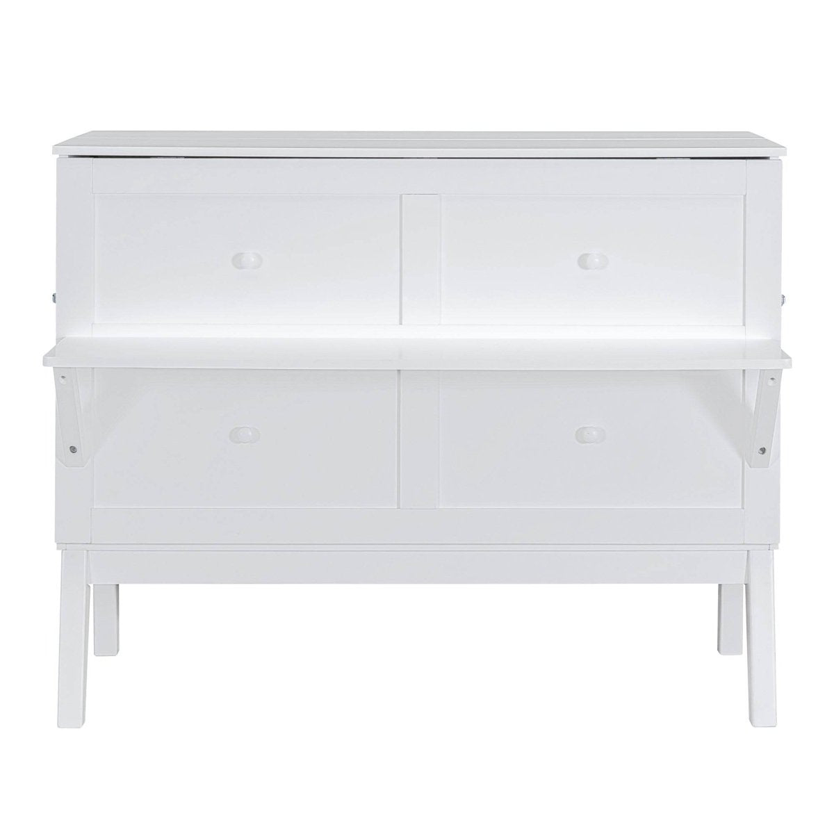 Full Size Murphy Bed With USB Port And Shelves - Sleep Galleria