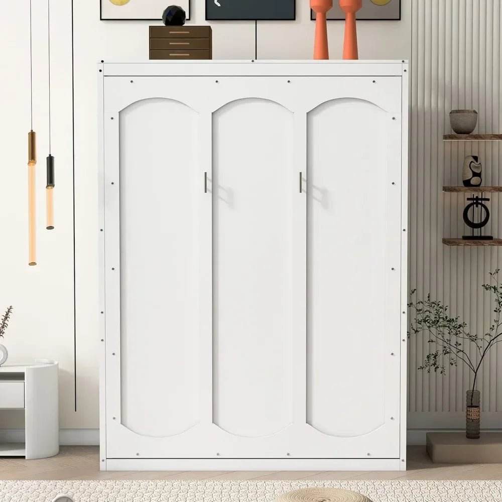 Full Size Space-Saving Murphy Bed With Storage Cabinet - Omega Lifestyles