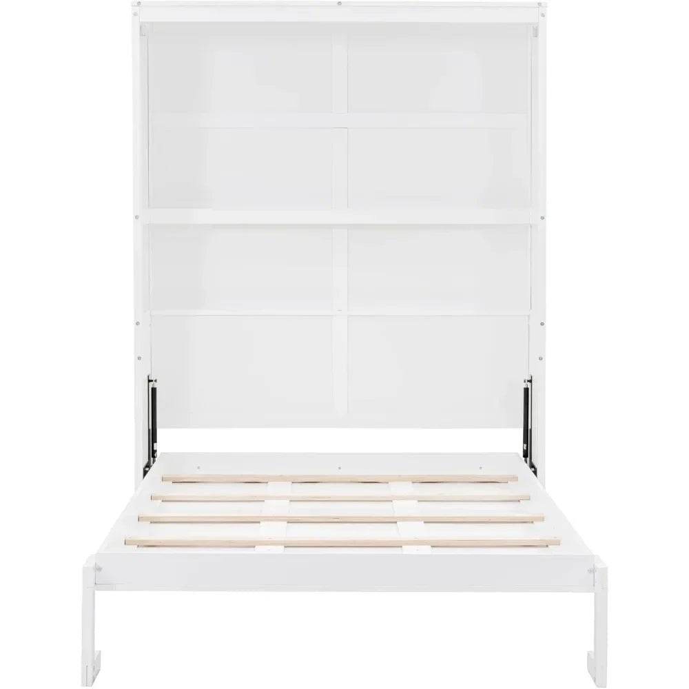 Full Size Space-Saving Murphy Bed With Storage Cabinet - Omega Lifestyles