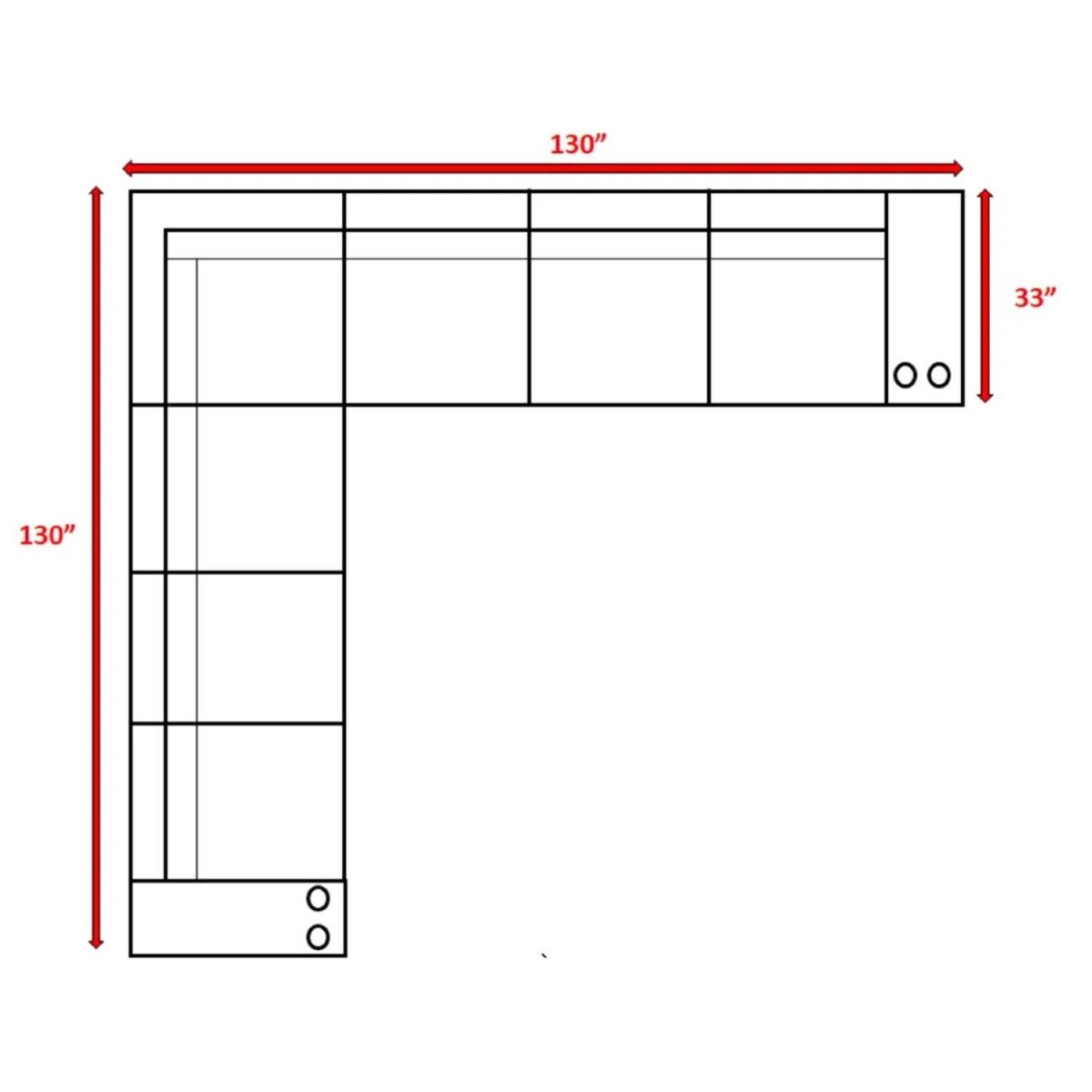Fully Assembled Weather - Resistant Outdoor Wicker Patio Sofa - Driftwood - Omega Lifestyles