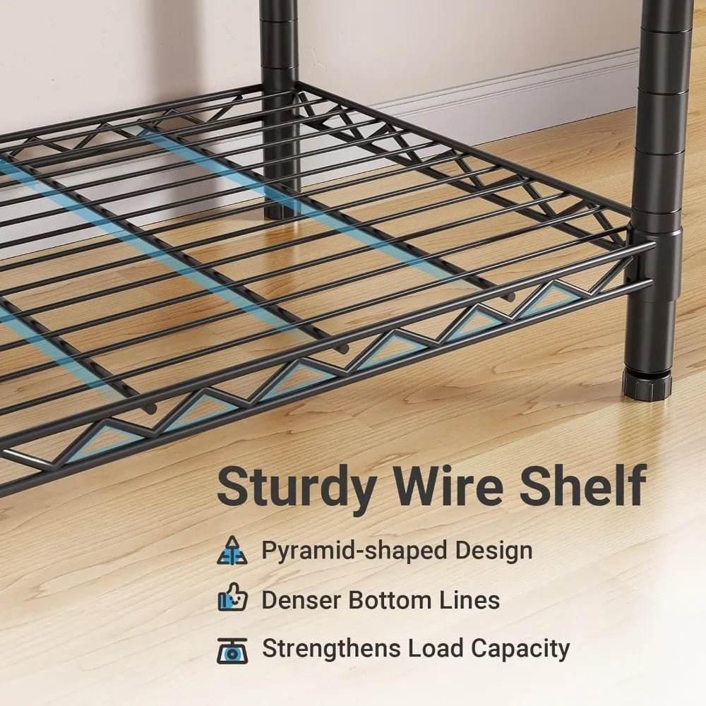 Heavy Duty Covered Metal Clothing Rack With Cover - Sleep Galleria