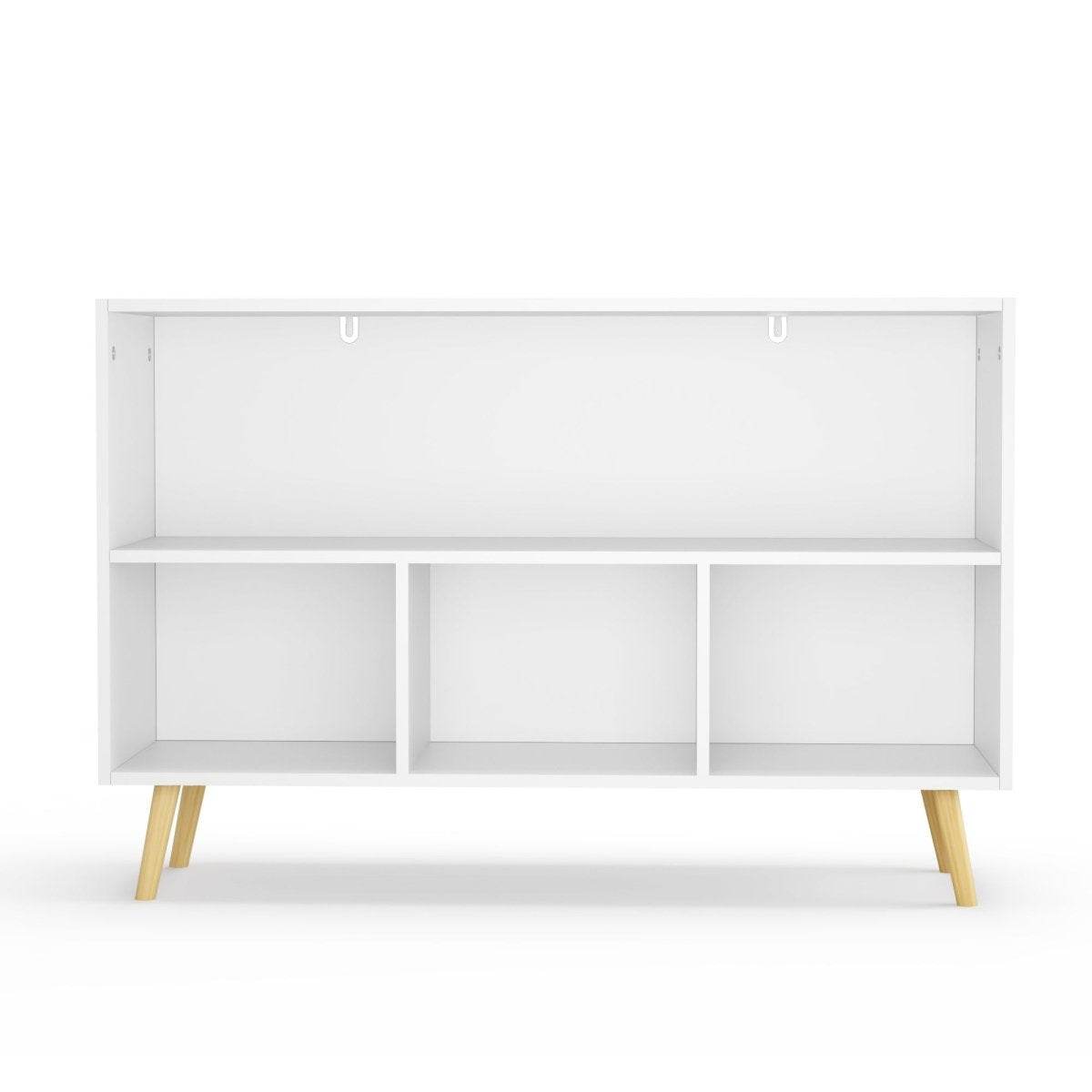 Kids MDF Bookcase With Collapsible Fabric Drawers - Sleep Galleria