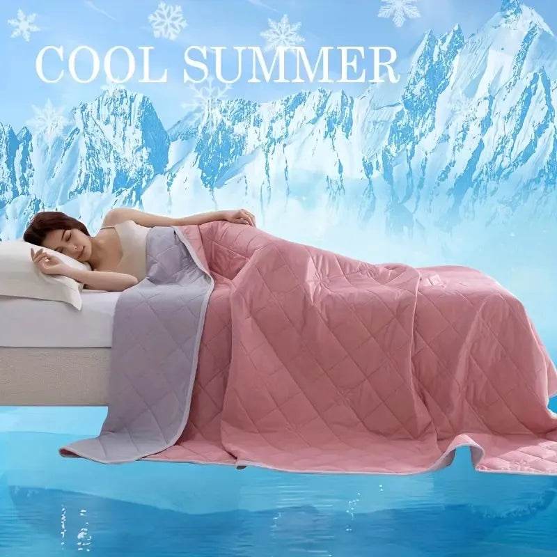 Large Cooling Lightweight Geometric Pattern Polyester Blanket - Sleep Galleria