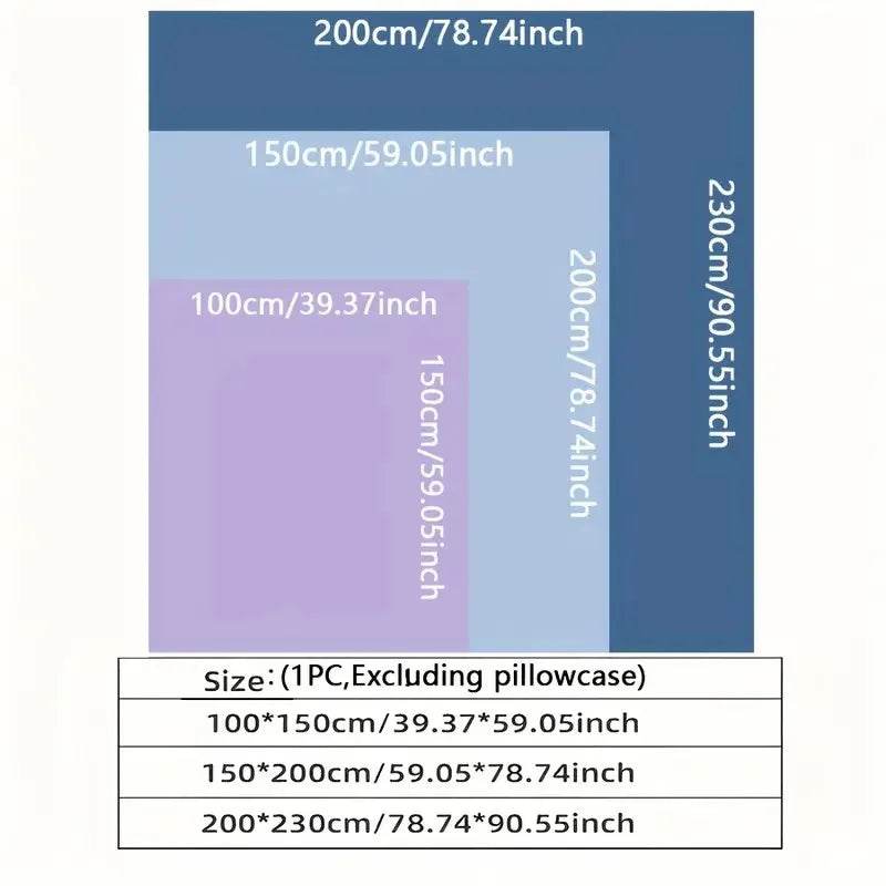 Large Cooling Lightweight Geometric Pattern Polyester Blanket - Sleep Galleria