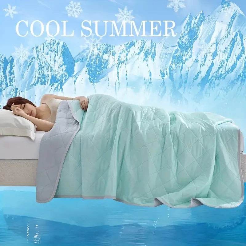 Large Cooling Lightweight Geometric Pattern Polyester Blanket - Sleep Galleria
