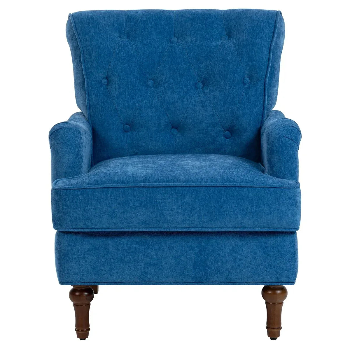 Light Blue Fabric Accent Chair With Foam Cushion - Omega Lifestyles