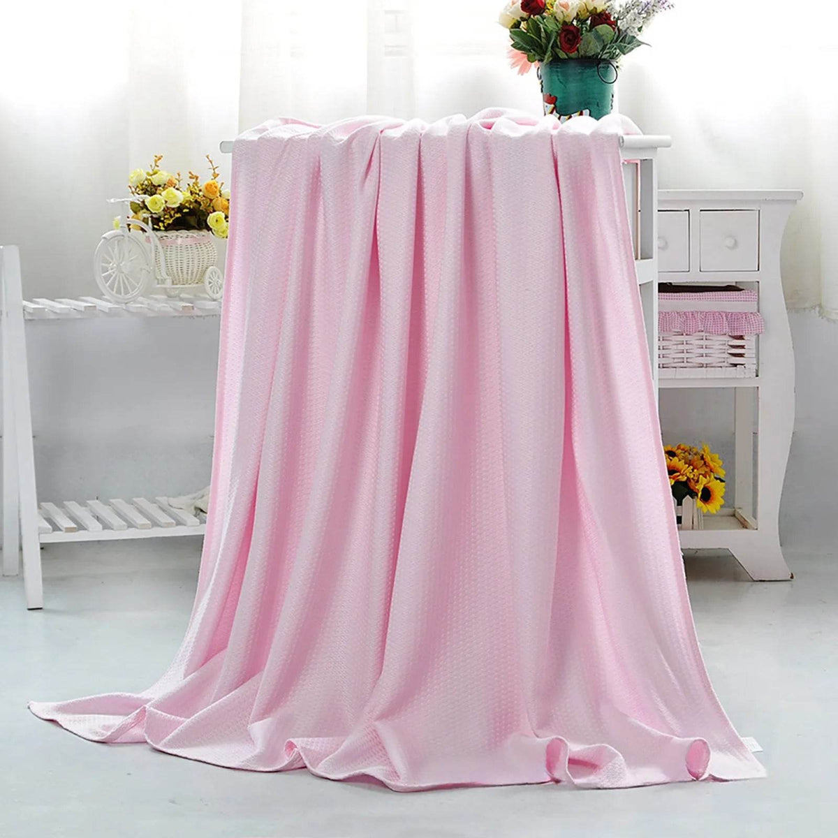 Lightweight Breathable Bamboo Fiber Cooling Blanket - Sleep Galleria