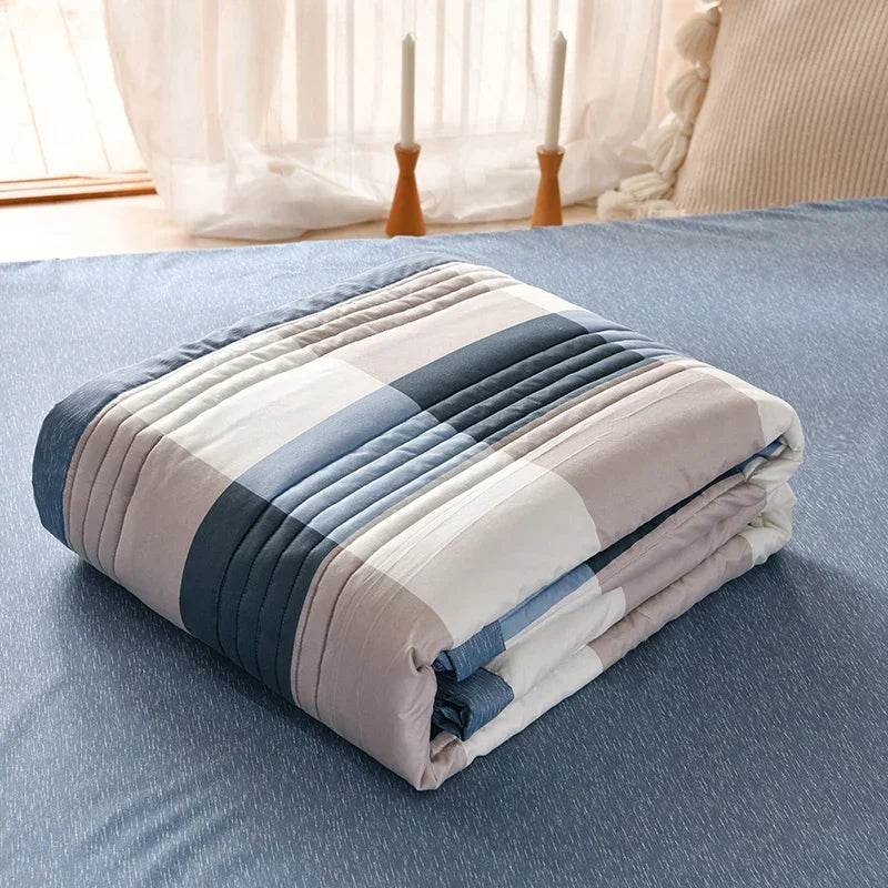 Lightweight Breathable Polyester Cotton Quilt Blanket - Sleep Galleria