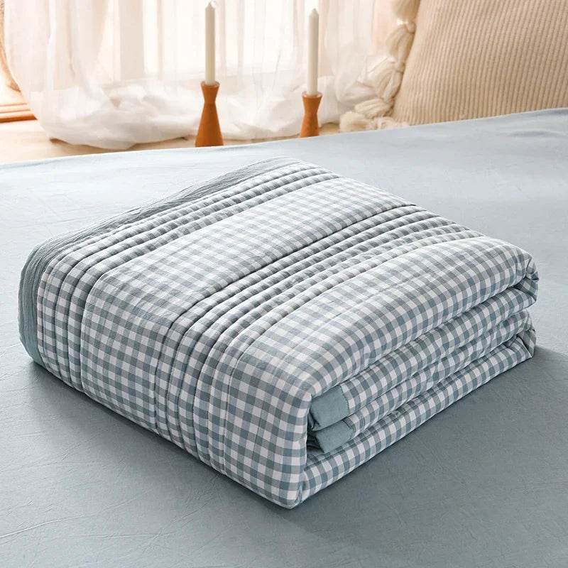 Lightweight Breathable Polyester Cotton Quilt Blanket - Sleep Galleria