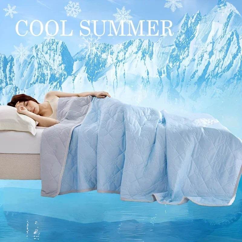 Lightweight Cooling Quilted Polyester Summer Blanket - Sleep Galleria