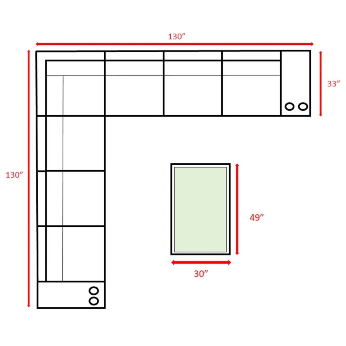 LSI Wicker Outdoor 10 - Piece Seating Group With Cushions - Driftwood - Omega Lifestyles