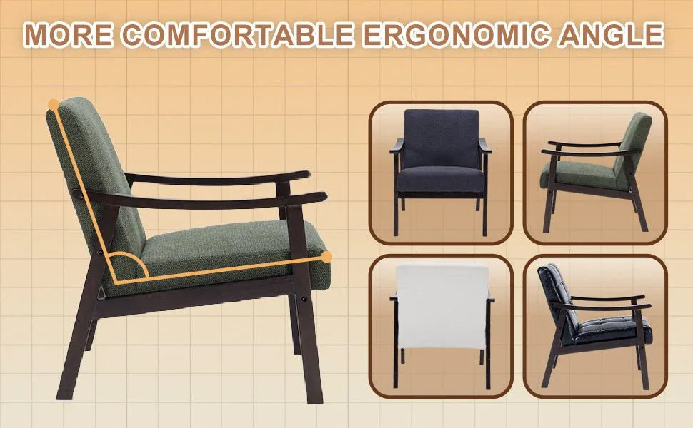 Medieval-Inspired High Back Upholstered Modern Armchair - Omega Lifestyles