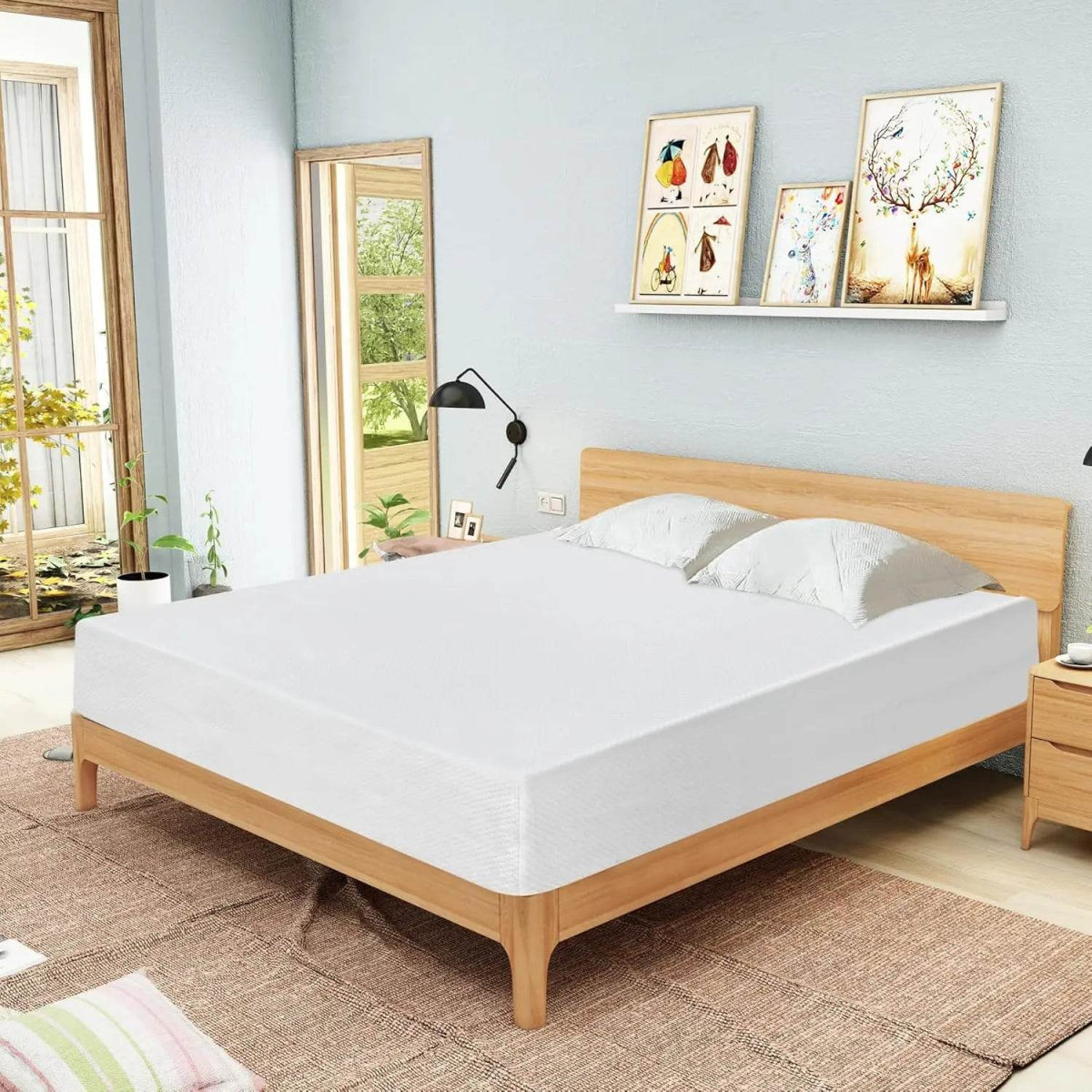 Medium 8-Inch Gel-Infused Cooling Memory Foam Mattress - Sleep Galleria